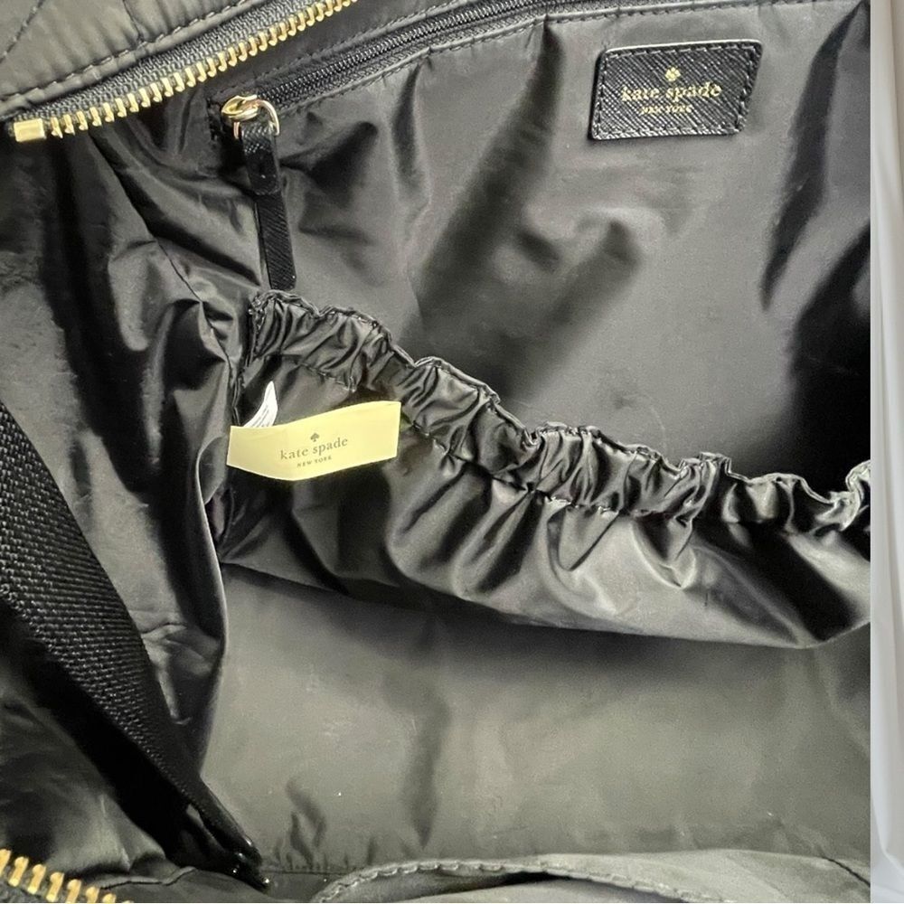 Kate Spade Baby Diaper Bag Wilson Road Kaylie Maxi Shoulder bag. Black quilted - Picture 12 of 16
